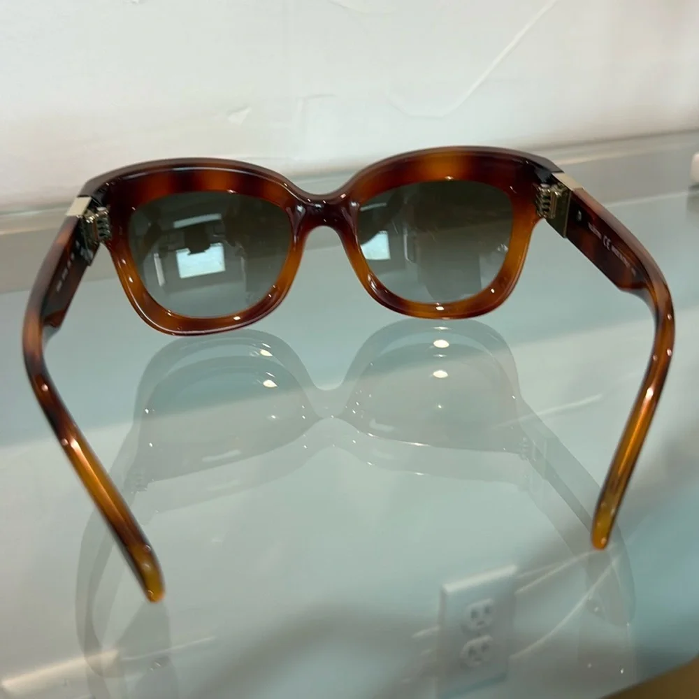 Classic Valentino Tortoiseshell Rockstud Sunglasses